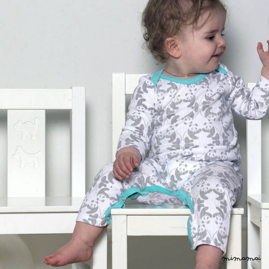 Panda Mates Sleepsuit