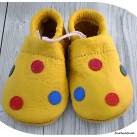 A mano morbida pelle suola scarpe, Pantofole - Scarpe bambino colorato