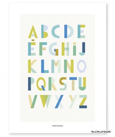 AFFICHE ( 30x40cm) - AQUA ABC