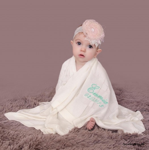 Personalised Bamboo Baby Blanket