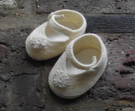 Girl baby booties