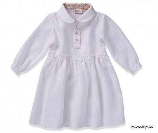 Dress MY FRIDA linen white