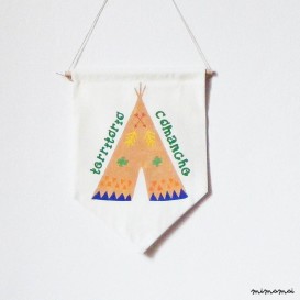 Comanche Territory WALL BANNER .