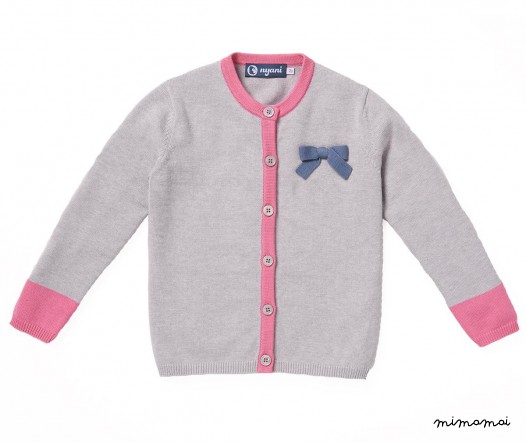 Cardigan HENRIETTE foggy