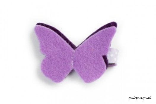 Butterfly Hair Clip Purple