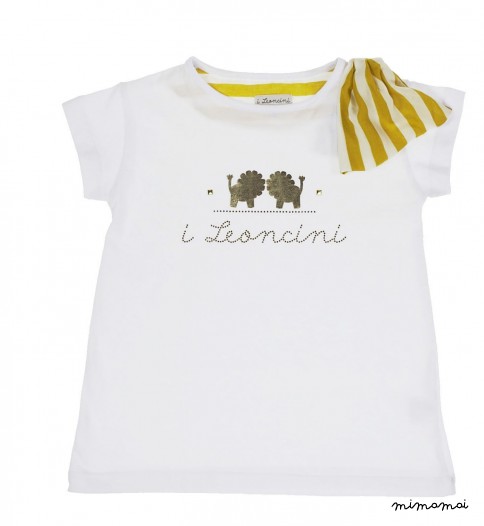 T-Shirt Bimba Leoncini V