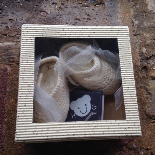 Newborn baby boy booties