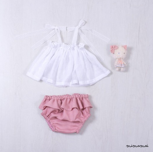 Baby viscose shirt, Baby summer top, Baby set, Baby girl top, Baby girl white shirt