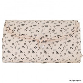 MATELAS &Agrave; LANGER DE VOYAGE CAPRI ROSE POUDRE