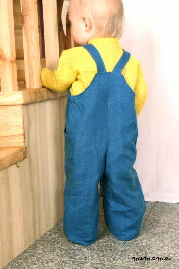 Linen overalls