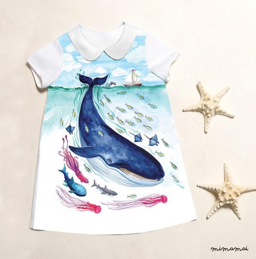 A-Dress The Mighty Blue Whale
