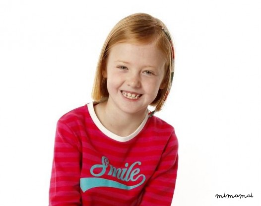 Girls 'Smile' T Shirt