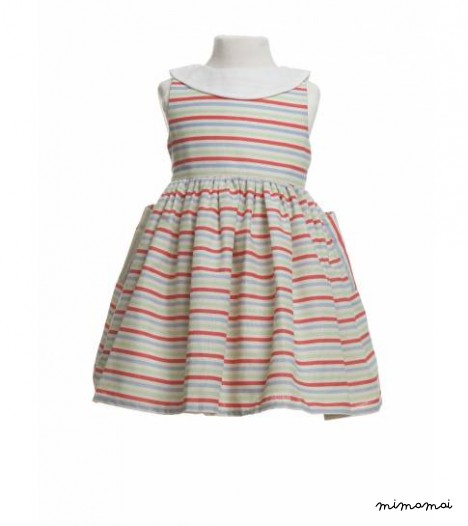 Lily dress, stripe