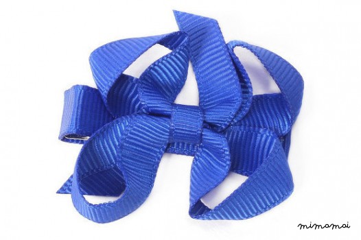 Small Electric Blue Bow