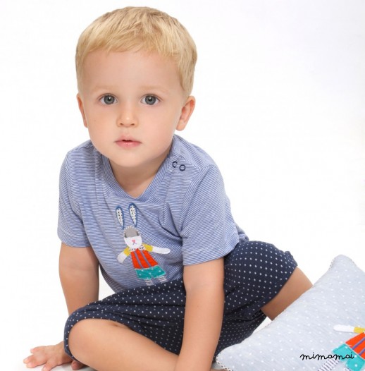 Patchwork Bunny Boy T-shirt