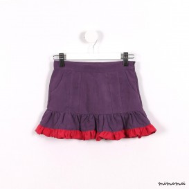 Double Frills Skirt purple