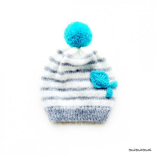 Babys Blue Fish, Boys Beanie, inverno berretto
