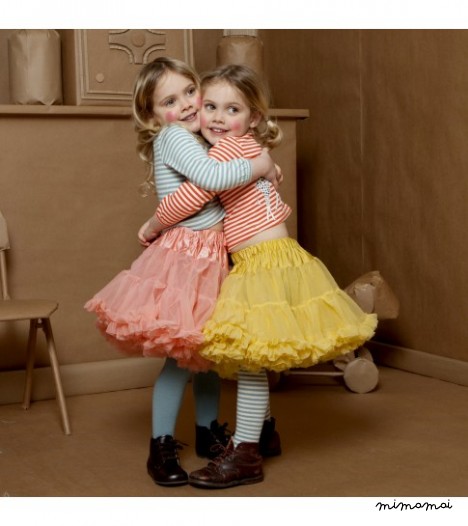 Girls Petticoat Tutu in Coral