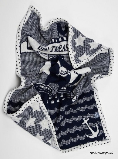 Coperta del bambino di personalizzati, personalizzati Baby Blanket, vivaio di nave pirata