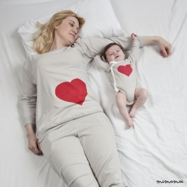 Mum and Baby Heart Pyjamas