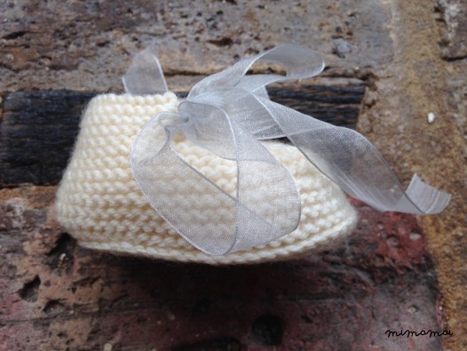 Newborn baby boy booties