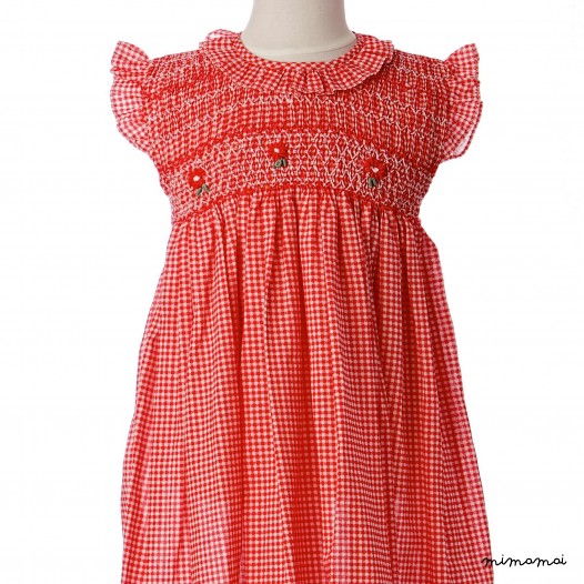 Gingham dress Persius Dusky-Wing