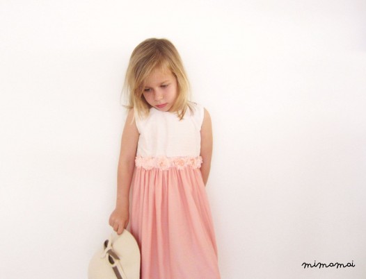 Peach Party Dress