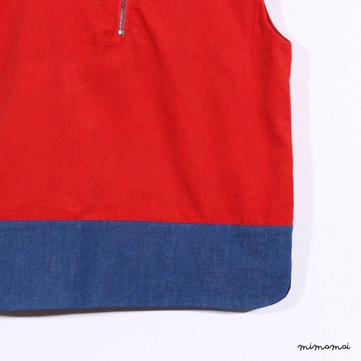 Sleeveless Boxy Top orange