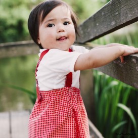 Baby skirt with cork straps