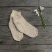 Hand knit baby cotton socks - newborn socks - baby socks - baby booties