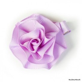 Rosette Hair Clip - Lila