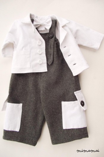 Wool dungarees