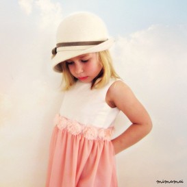 Peach Party Dress