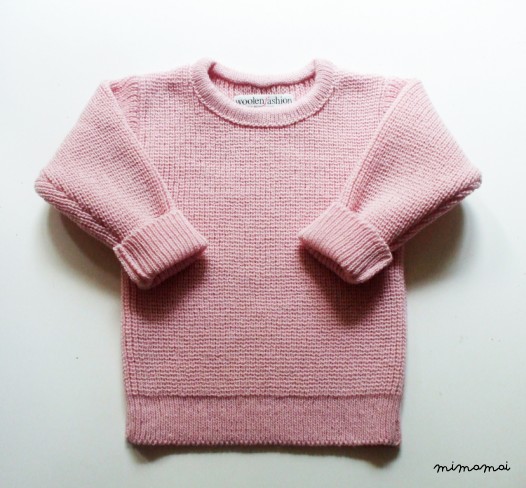 Babies/Children's knitted lambswool crew neck sweater/jumper/cardigan/toddlers