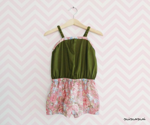 Silk romper for toddler