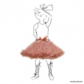 Girls Petticoat Tutu in Coral