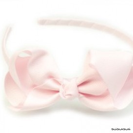 Bow Headband Pastel Pink