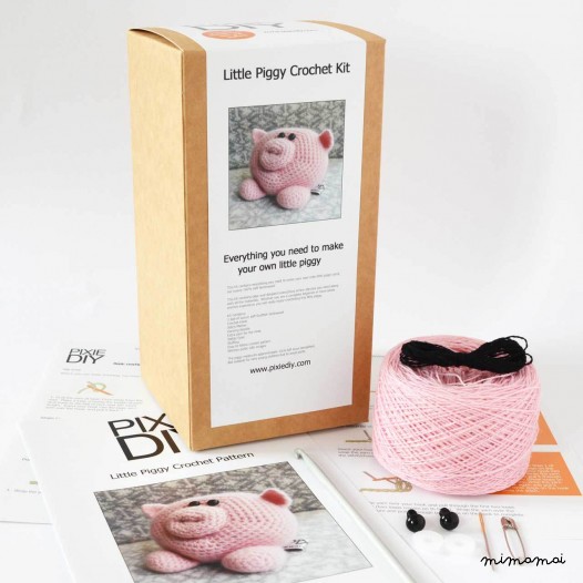 LITTLE PIGGY AMIGURUMI CROCHET KIT