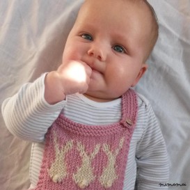 baby romper, baby sunsuit, baby outfit, rabbits