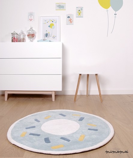 Affiche b&eacute;b&eacute; enfant &eacute;l&eacute;phant ballons gar&ccedil;on