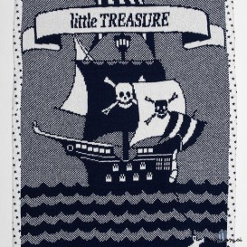 Coperta del bambino di personalizzati, personalizzati Baby Blanket, vivaio di nave pirata