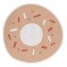 Tapis bébé forme donuts orange pastel