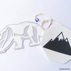 POLAR BEAR PAPER GARLAND