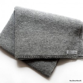 Babies/Children's knitted lambswool blanket/duvet/plaid