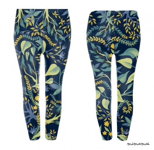 GIRLS -- Smart Fox Girl leggings