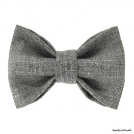 Child light-grey bow tie, wool