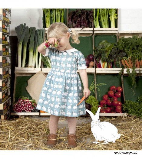 Penny in Blue Rabbits