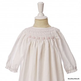 Arctic Skipper white smocked dress