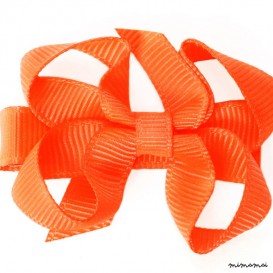 Small Fluorescent Orange Bow