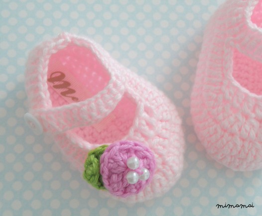 Pink crochet Ballerina for babies